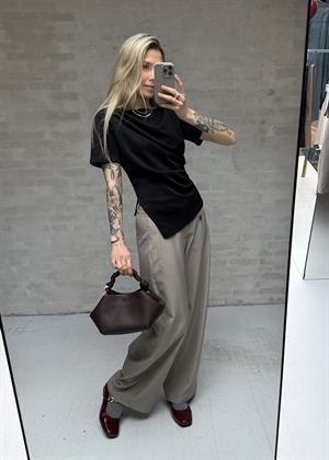 Rasmine soft bluse Sort Neo Noir 